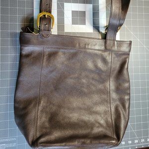 Brown Leather Shoulder Bag